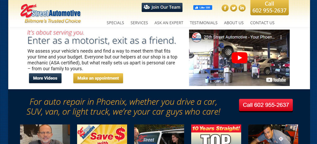 25th Street Automotive's Homepage