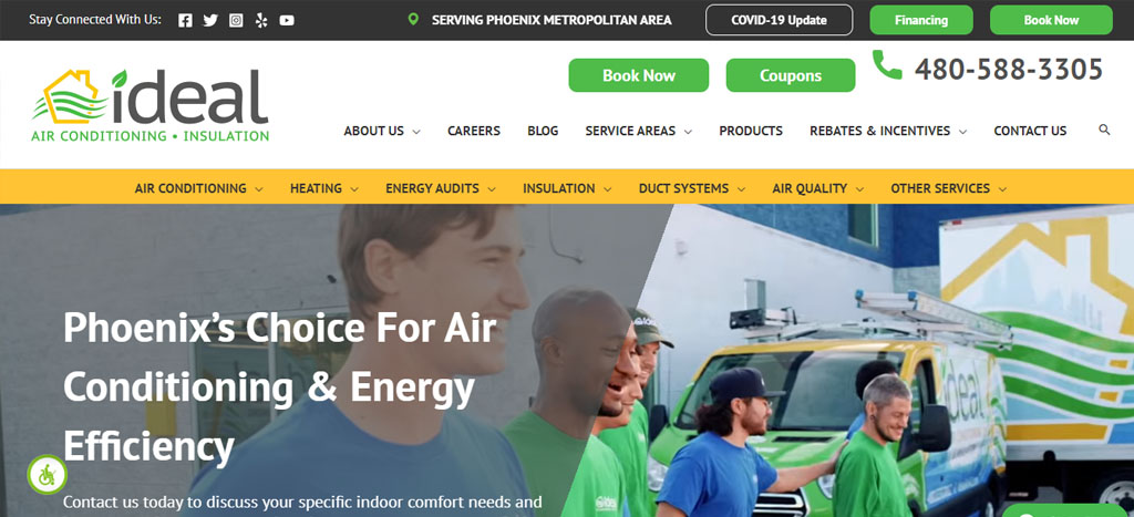 Ideal Air Conditioning and Insulation's Homepage