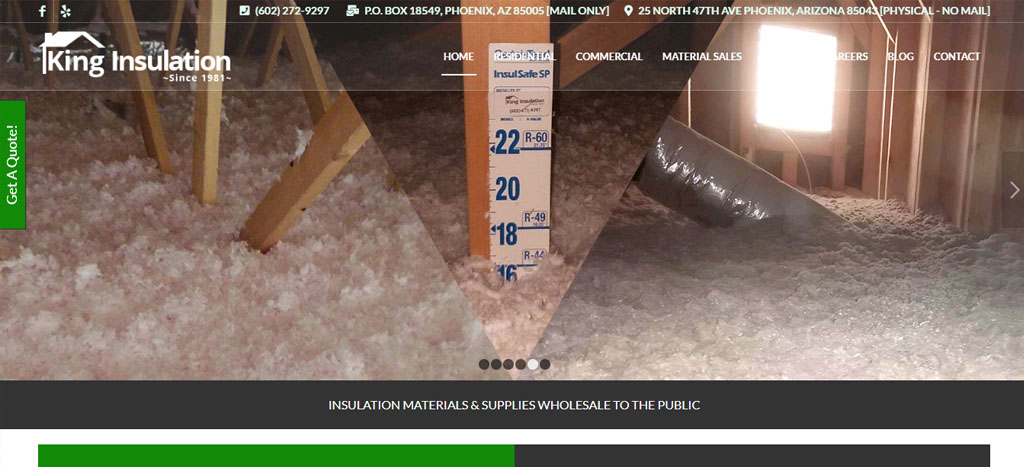 King Insulation's Homepage