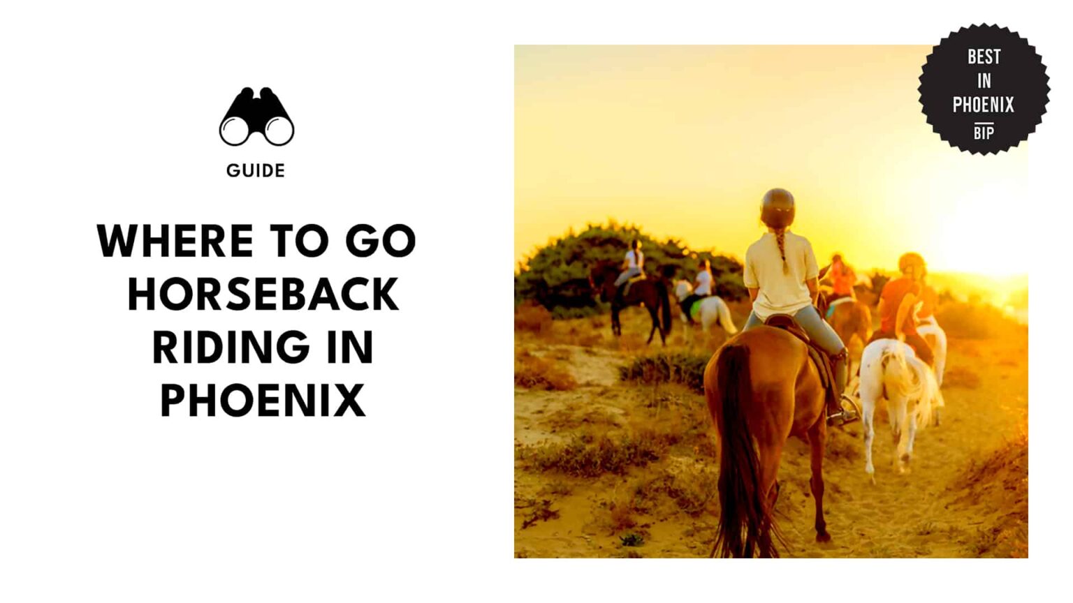 Phoenix’s best horseback riding spots, revealed! [2026 ]