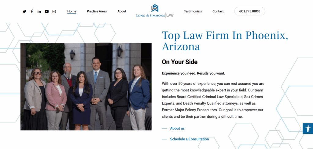 long and simmons law homepage