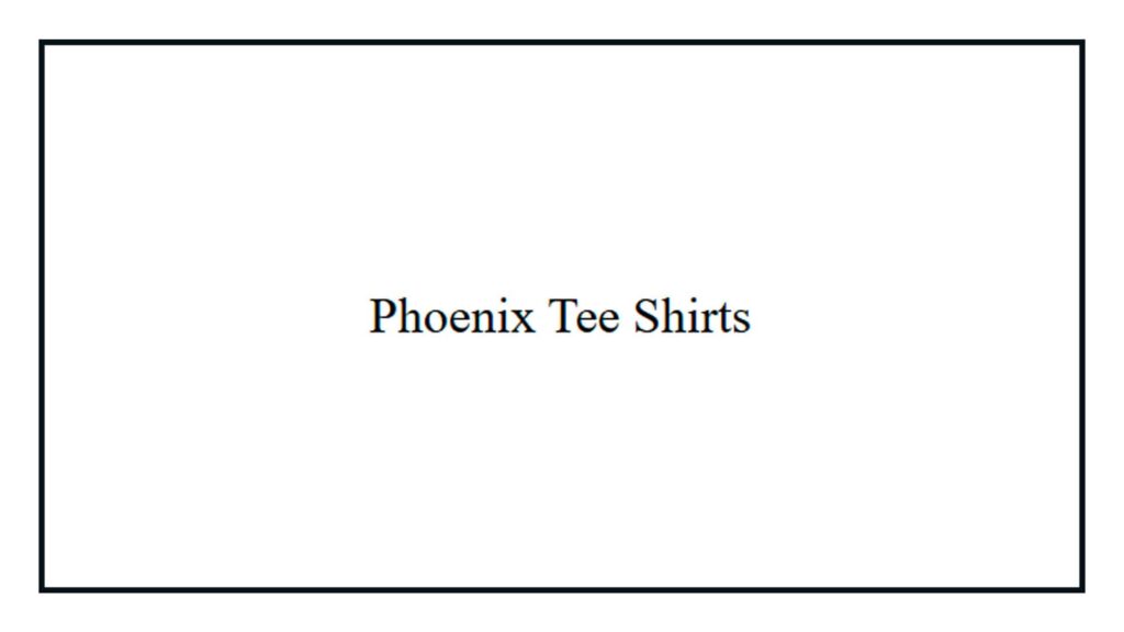 phoenix-tee-shirts