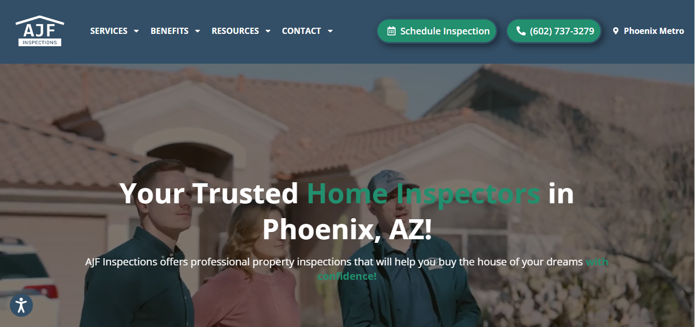 ajf nspections homepage