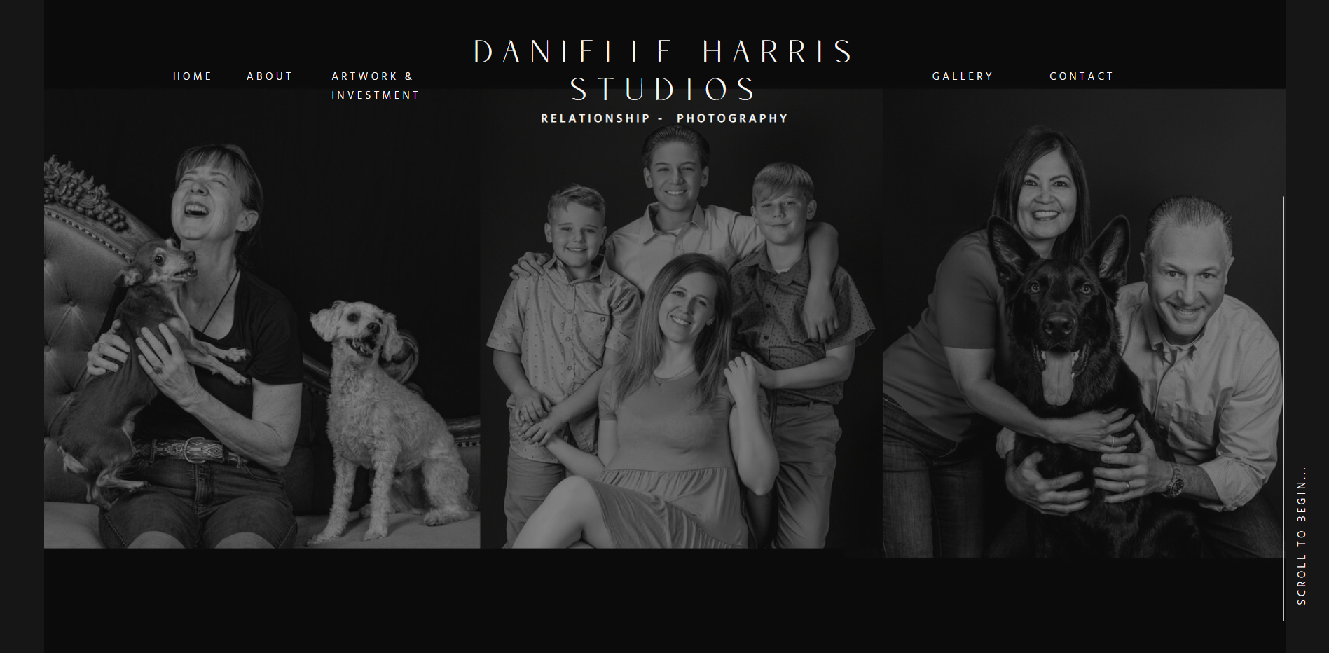 Danielle Harris Studios homepage